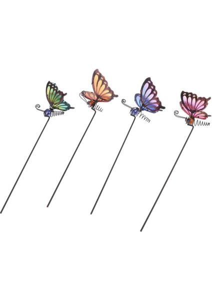 4 Adet Set Kelebek Bahçe Süsleri ve Veranda Bahis Kelebekler Bitki Seçimleri (Yurt Dışından) indirimleri