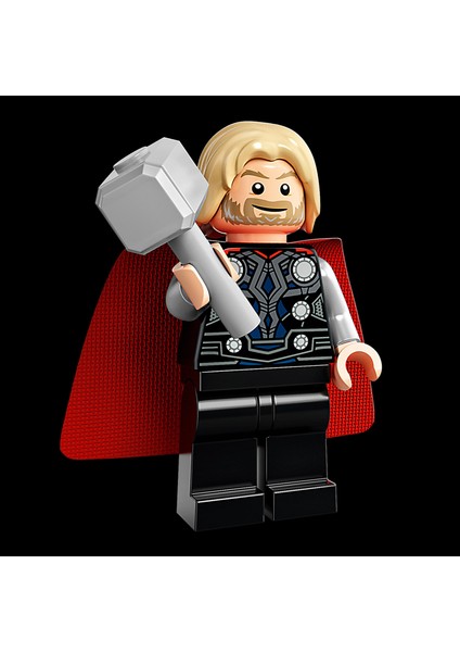 LEGO® Marvel Thor#un Çekici 76209 - Süper Kahraman Hayranı Yetişkinler için Mjölnir İçeren Koleksiyonluk Model Yapım Seti (979 Parça)