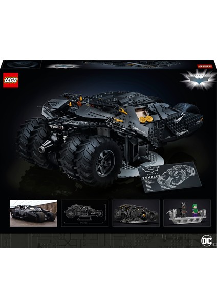 DC Batman™ Batmobile™ Tumbler 76240 - Yetişkinler İçin Koleksiyonluk ve Sergilenebilir Model Yapım Seti (2049 Parça)