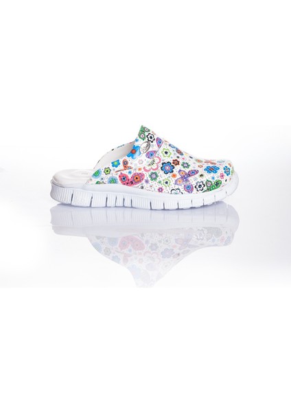Kadın Kelebek Temalı Hafif Tabanlı Medikal Sabo Terlik Hemşire Terliği Hastane Terliği fiyatları
