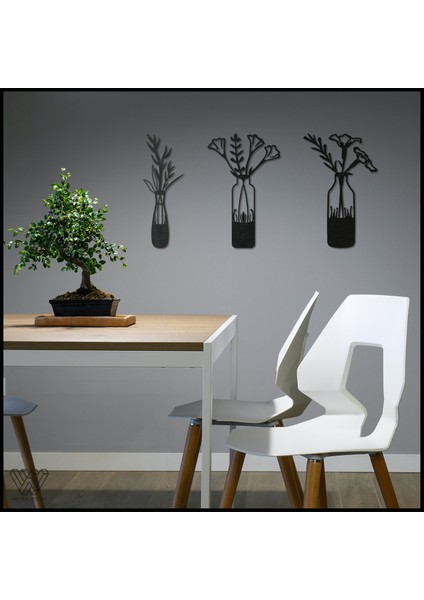 BCD Wood Decor Pua Dekoratif Metal Tablo