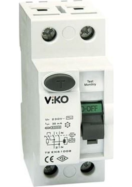 Viko Kaçak Akım Koruma 2X25X30-VTR2-2530