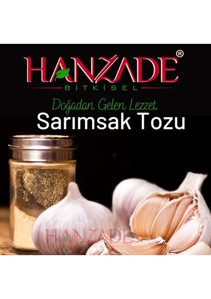 Hanzade Bitkisel Sarımsak Tozu 250 gr