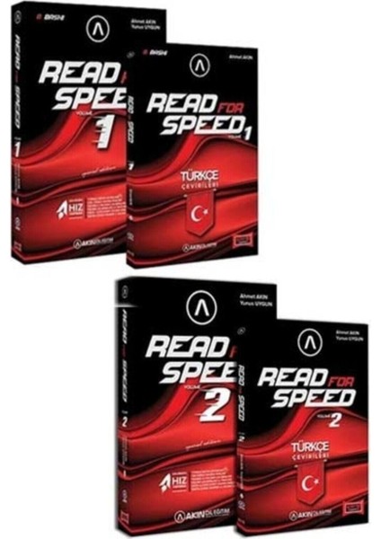Akın Dil & Yargı Yayınları Read For Speed 1-2 Set