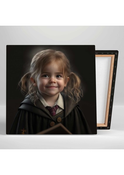 Hermione Granger Harry Potter Sihirbaz Çocukluk Sevimli Kanvas Tablo