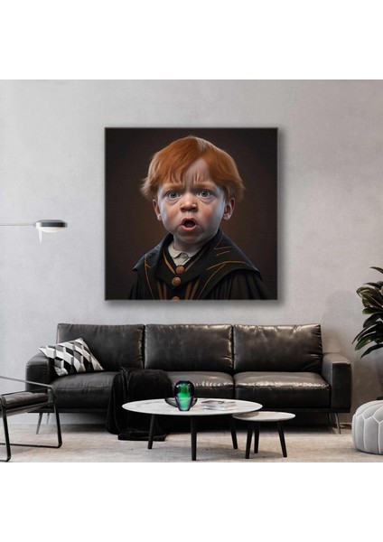 Ron Weasley Harry Potter Sihirbaz Çocukluk Sevimli Kanvas Tablo