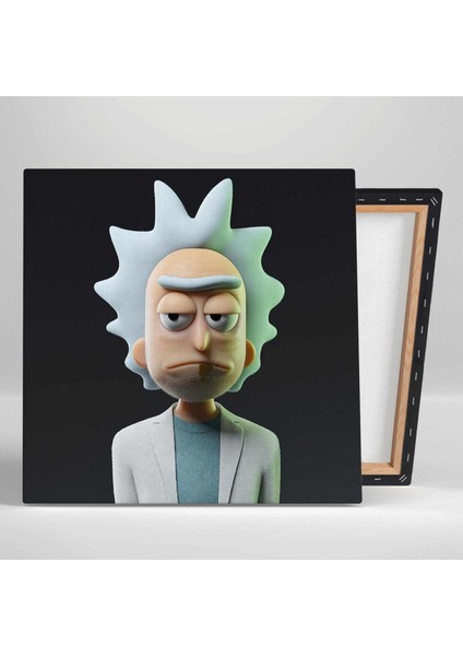 Rick And Morty Rick Efsane Çizgi Dizi Kanvas Tablo
