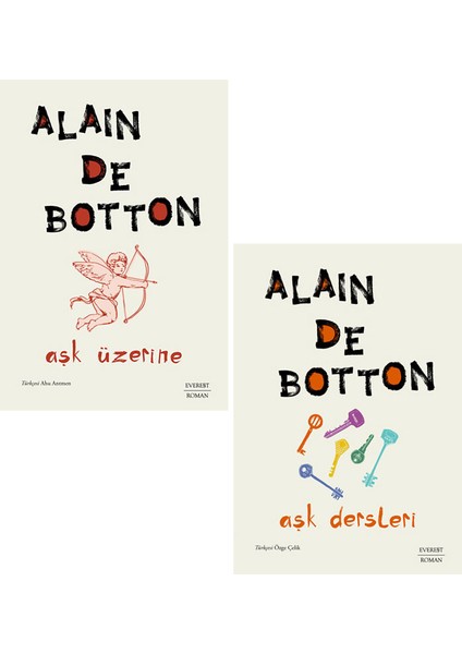 Aşk Üzerine - Aşk Dersleri - 2 Kitap - Alain De Botton