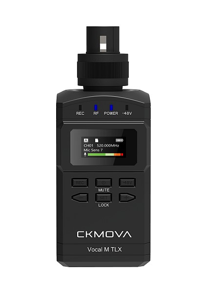 Vocal M V4 Uhf Çift Kanallı 1 Alıcı 2 Vericili Kablosuz Mikrofon Sistemi ve Ses Kaydedici