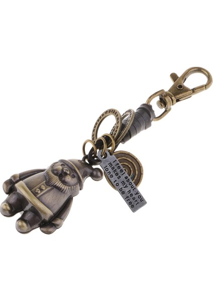 Metal Keychain Çanta Dekorasyonu İçin Asılı Duran Ana Zincir (Yurt Dışından)