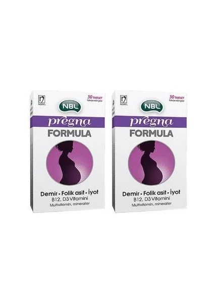 Pregna Formula 30 Tablet 2 Adet