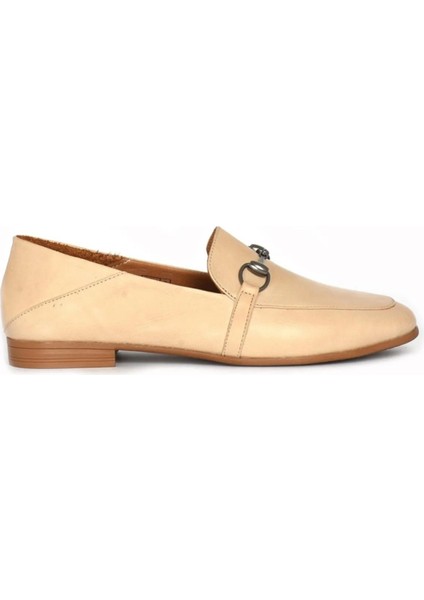 21983501 Kadın Tokalı Deri Loafer Babet fiyatları