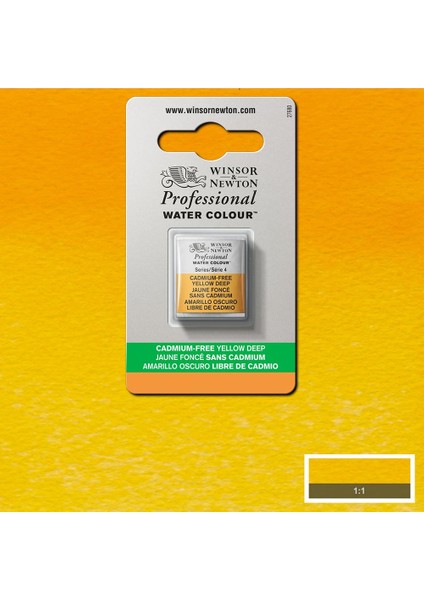 Professional Sulu Boya Yarım Tablet Cadmium-Free Yellow Deep 891 S.4 modelleri