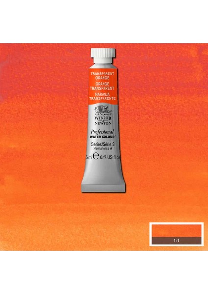 Professional Sulu Boya 5ml Transparent Orange 650 S.3