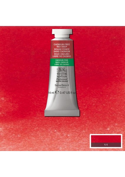 Professional Sulu Boya 14ML Cadmium-Free Red Deep 895 S.4 modelleri