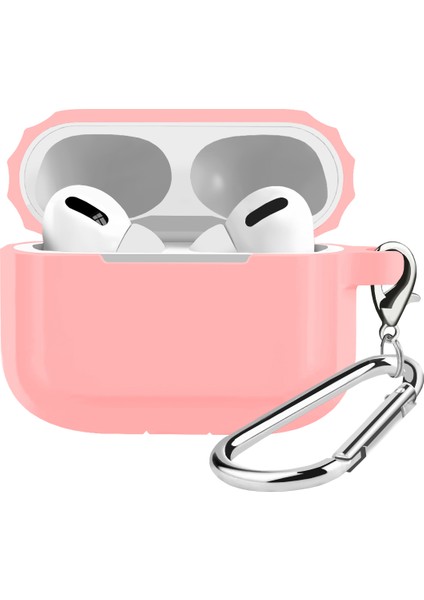 Buff Airpods Pro Rubber Silicone Case Pink