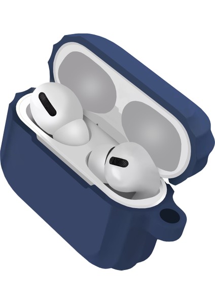 Buff Airpods Pro Rubber Silicone Case Dark Blue fiyatları
