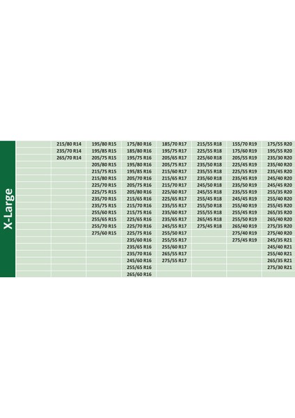 Araç Kar Çorabı X-Treme Series S - M - L - XL - XXL