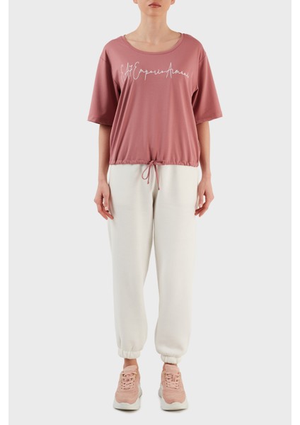 Relaxed Fit Bağlama Detaylı Bisiklet Yaka T Shirt Bayan T Shirt 6LTT29 Tjdfz 1438 fırsatları