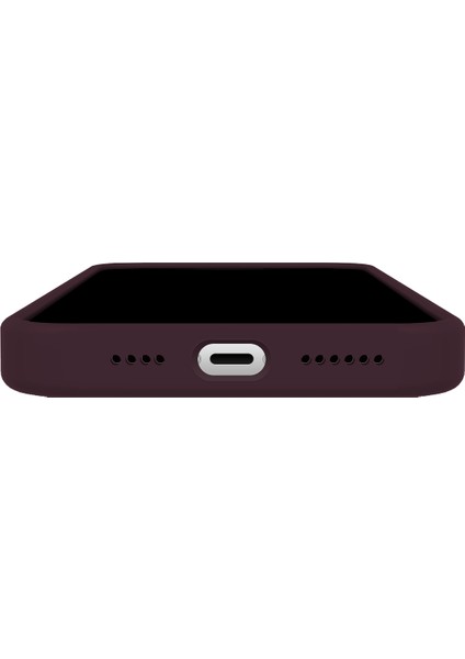 Buff iPhone 14 Pro Max Rubber Fit Kılıf Wine Red