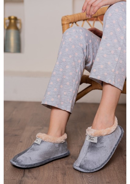 Unisex Peluş Içi Yünlü Kışlık Panduf Ev Pandufu fiyatları