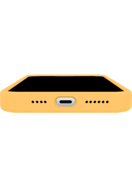 Buff iPhone 14 Pro Max Rubber Fit Kılıf Yellow