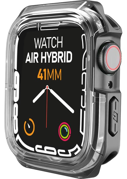 Buff Apple Watch Air Hybrid Kılıf 41MM Black