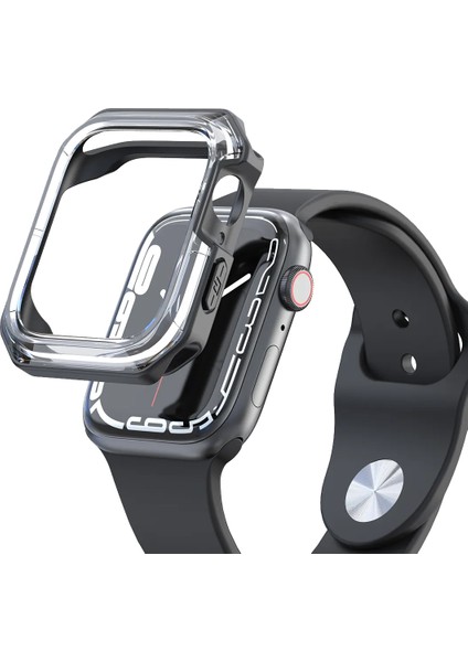 Buff Apple Watch Air Hybrid Kılıf 41MM Black