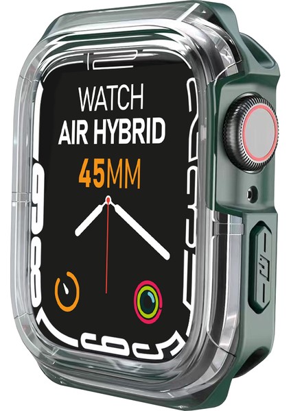 Buff Apple Watch Air Hybrid Kılıf 45MM Dark Green