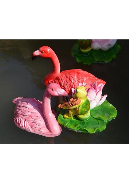 Canlı Pembe ve Kırmızı Flamingo Avlu Simülasyonu Flamingo Çim Av (Yurt Dışından) modelleri