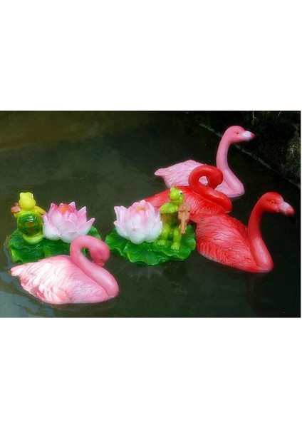 Canlı Pembe ve Kırmızı Flamingo Avlu Simülasyonu Flamingo Çim Av (Yurt Dışından) fırsatları