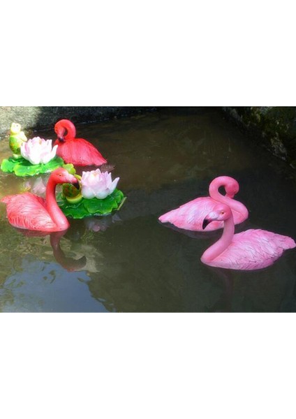 Canlı Pembe ve Kırmızı Flamingo Avlu Simülasyonu Flamingo Çim Av (Yurt Dışından) indirimleri
