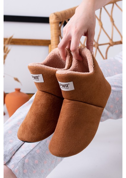 Unisex İçi Yünlü Ev Pandufu Ev Botu Ev Ayakkabısı