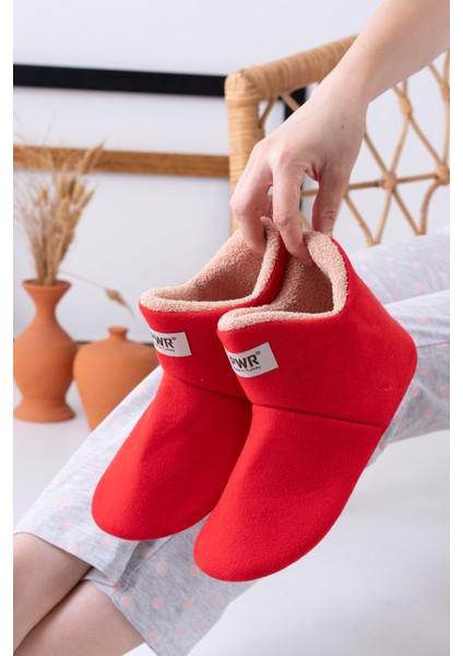 Unisex Içi Yünlü Ev Pandufu Ev Botu Ev Ayakkabısı