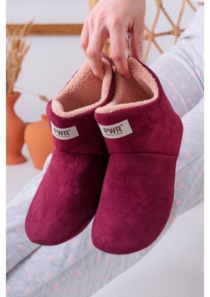 Unisex Içi Yünlü Ev Pandufu Ev Botu Ev Ayakkabısı