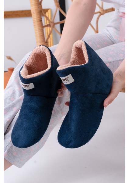Unisex Içi Yünlü Ev Pandufu Ev Botu Ev Ayakkabısı