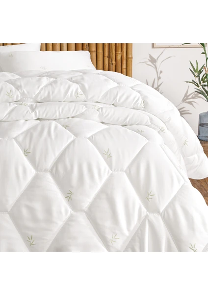 Bedding Nuevo Bambu Tek Kişilik Yorgan 300 Gr/m2 - Beyaz