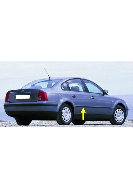 Vw Passat B5 1997-2000 Sağ Arka Kapı Çıtası Siyah Plastik 3B0853754
