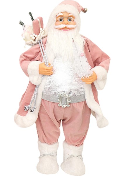45CM Ayakta Duran Santa Peluş Oyuncaklar Festival Ekran Partisi Için Heykel Süslemeleri (Yurt Dışından)
