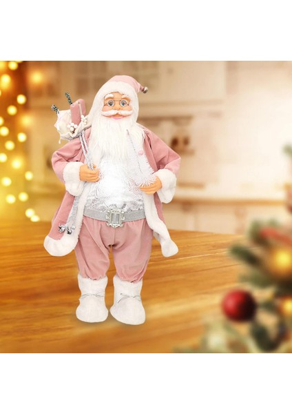 45CM Ayakta Duran Santa Peluş Oyuncaklar Festival Ekran Partisi Için Heykel Süslemeleri (Yurt Dışından) indirimleri