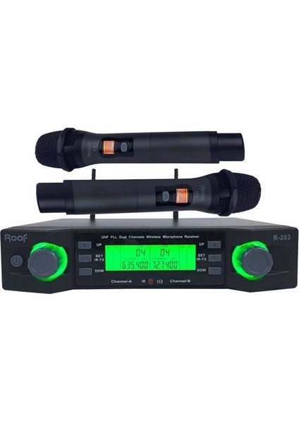 Roof R-203 Uhf 2 El Telsiz Mikrofon