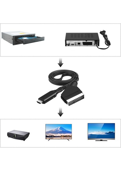 Tv Için Dönüştürücü Kablo Sesli Video Adaptörü (Yurt Dışından)