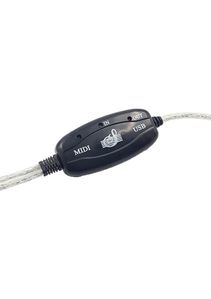 2 Pcs USB Mıdı Kablo Dönüştürücü (Yurt Dışından)