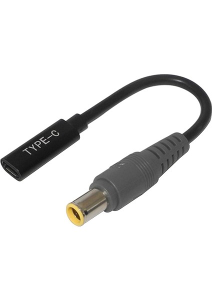 USB Tip C Dişi.9x5.5mm Erkek Fiş Konnektörü Güç Adaptörü Için (Yurt Dışından)