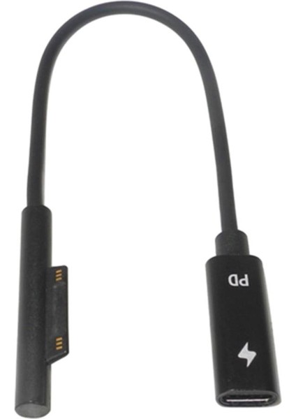 Yüzey Için Type-C Usb-C Konnektörü Şarj Kablosu (Yurt Dışından)