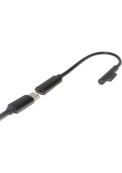 Yüzey Için Type-C Usb-C Konnektörü Şarj Kablosu (Yurt Dışından)