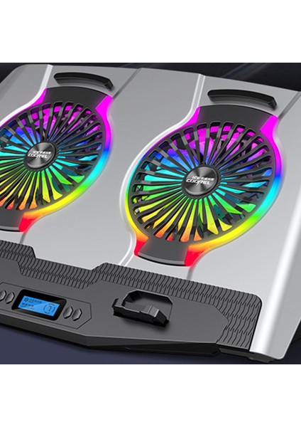 2 Fan USB Dizüstü Bilgisayar Soğutma Pedi Stand Defter Için Ayarlanabilir (Yurt Dışından)