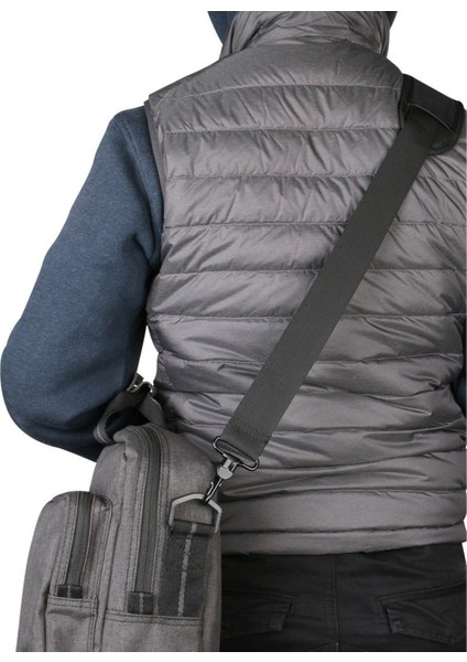 Rahat Naylon Dizüstü Bilgisayar Omuz Kayışı 150CM Ayarlanabilir Değiştirme 32 "ila 61" Gri (Yurt Dışından)