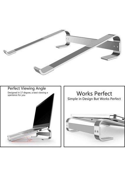 Taşınabilir Dizüstü Bilgisayar Standı Kaymaz Dizüstü Bilgisayar Tutucu " Masa Standı (Yurt Dışından)