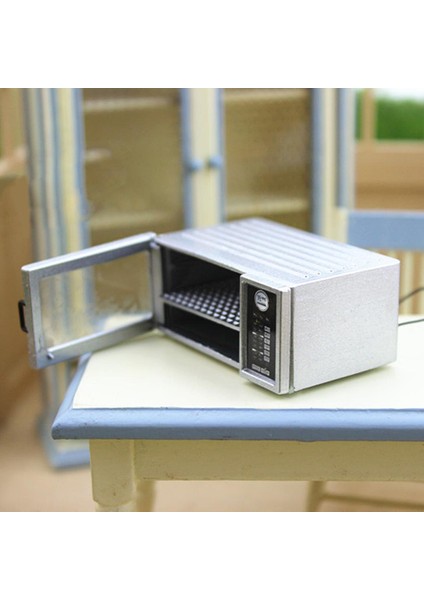 1/12 Dollhouse Minyatür Mobilya Mikrodalga Mutfak Dekoru (Yurt Dışından) fırsatları